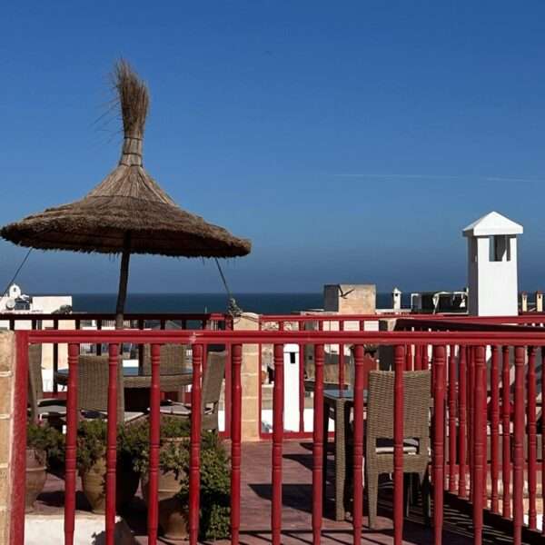 RIAD ESSAOUIRA VILLA GARANCE terrasse vue mer