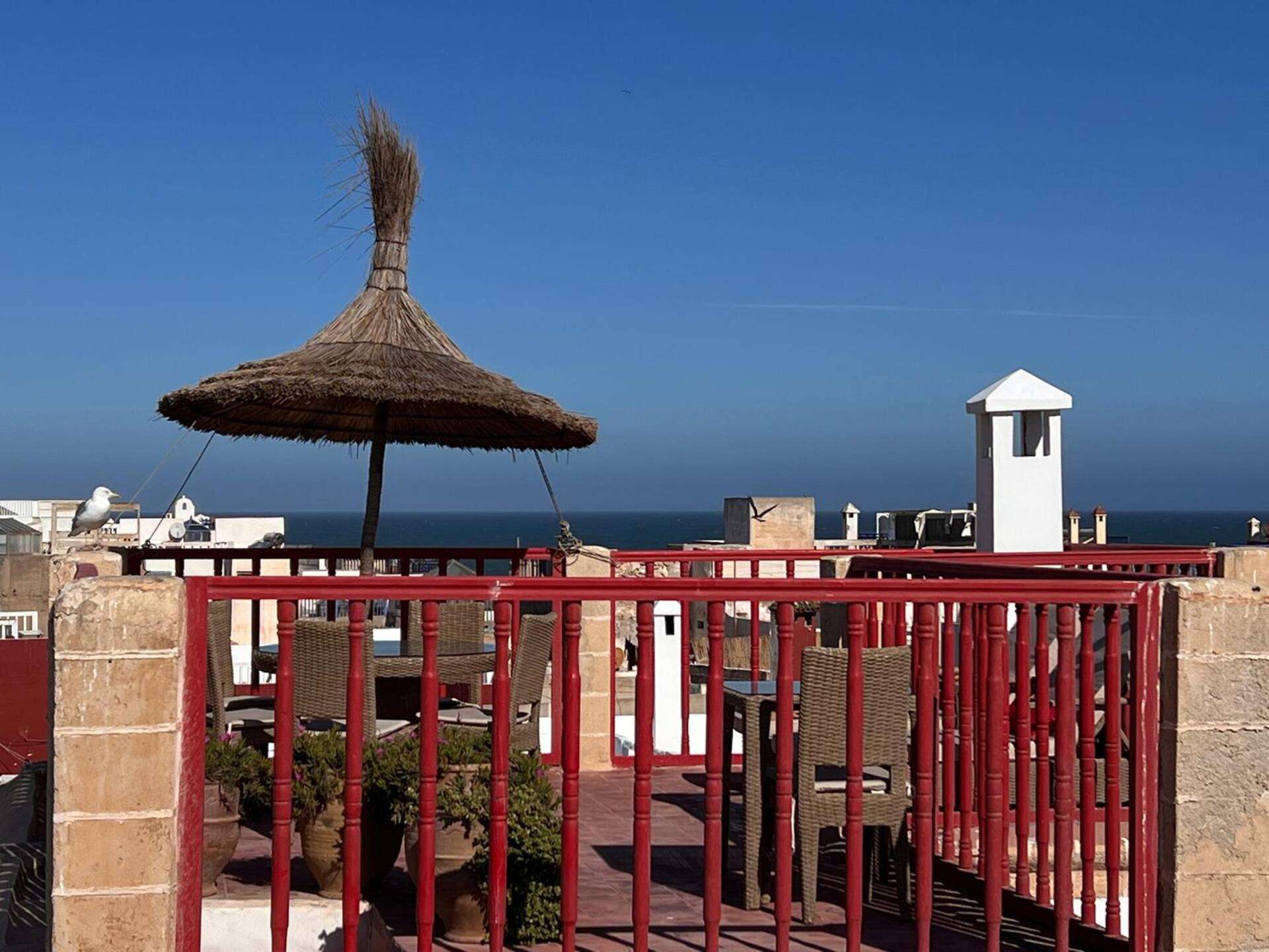RIAD ESSAOUIRA VILLA GARANCE terrasse vue mer
